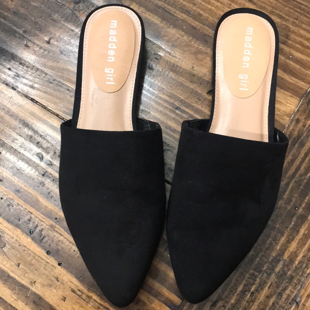 New! Never Worn Madden Girl Mules Size 8